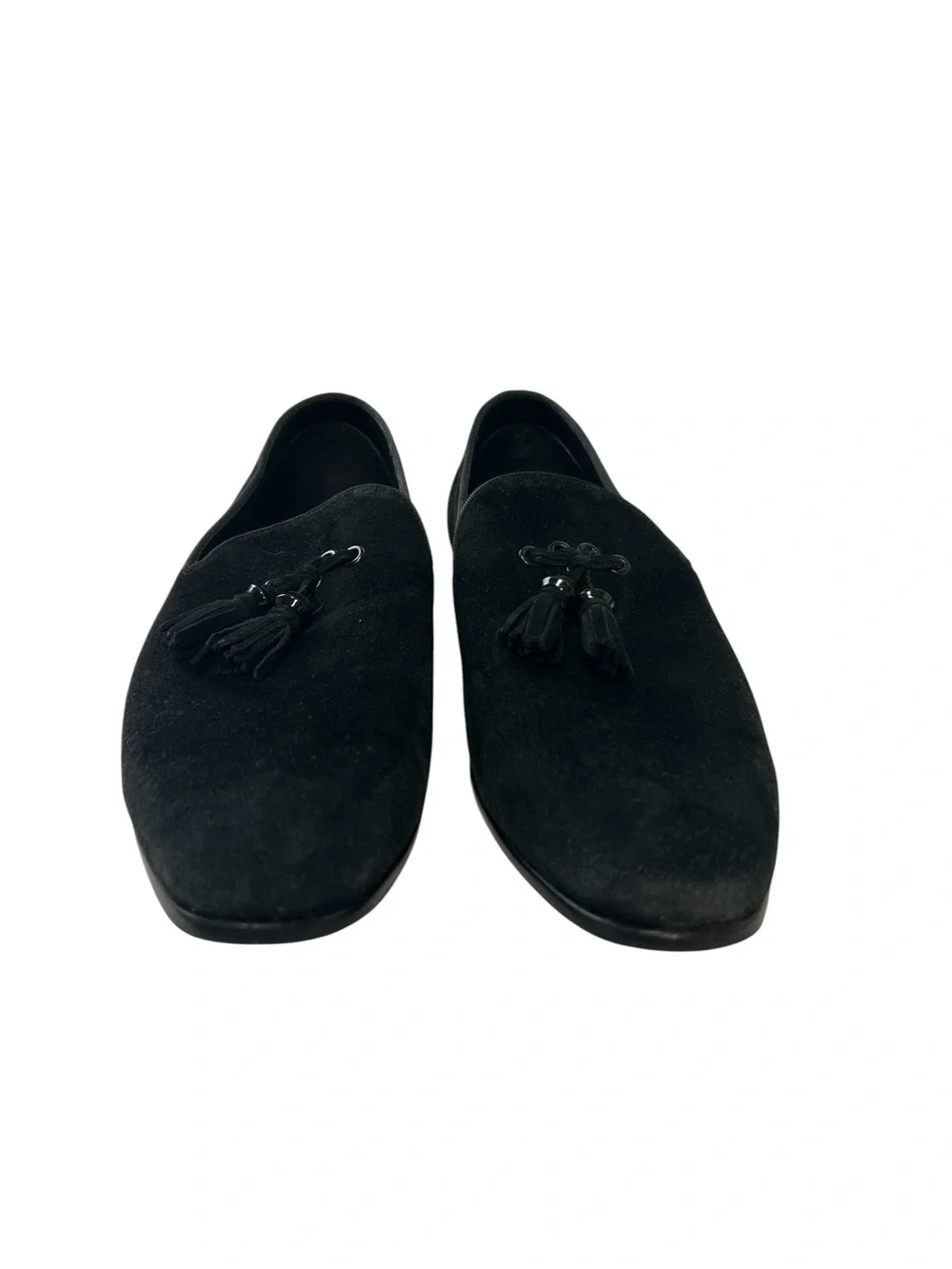 ALDO Black Suede Tassel Slip-On Loafers